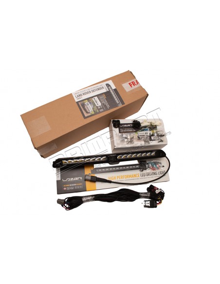 Barre LED LAZER LINEAR-18 ÉLITE I-LBA du Pare Choc Avant pour : DEFENDER L663 * SUR COMMANDE ± 10 JOURS *