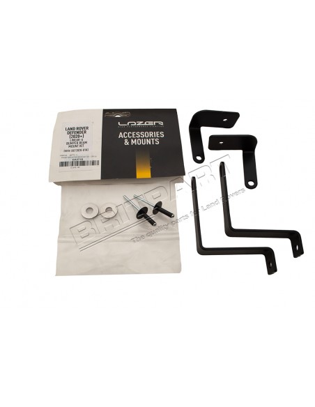 Kit Fixation des Barres LED LAZER LINEAR-6 sur le Pare Choc Avant pour : DEFENDER L663 * SUR COMMANDE ± 10 JOURS *