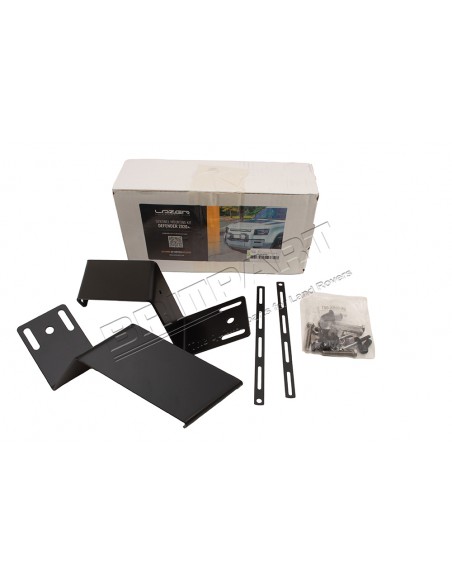 Kit Fixation des Feux LED LAZER SENTINEL sur le Pare Choc Avant pour : DEFENDER L663 * SUR COMMANDE ± 10 JOURS *