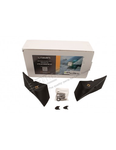 Kit Fixation des Phares LED LAZER UTILITY-25 et MAXX sur le Bas du Pare Brise pour : DEFENDER L663 * SUR COMMANDE ± 10 JOURS *