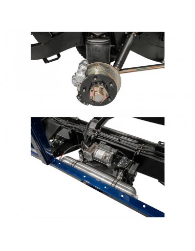Kit Suspension Pneumatique Réglable pour : DEFENDER 110/130 (1983-2016) * SUR COMMANDE ± 10 JOURS *