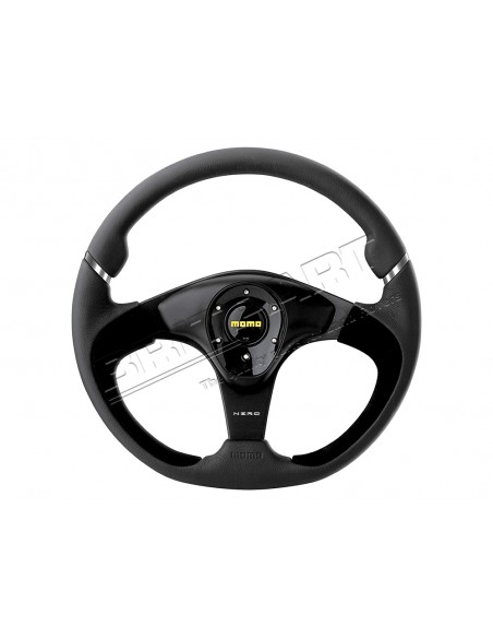 Volant MOMO NERO STYLE NOIR / DAIM * SUR COMMANDE ± 10 JOURS *