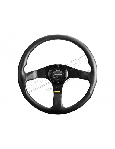 Volant MOMO TUNER STYLE en CUIR NOIR * SUR COMMANDE ± 10 JOURS *