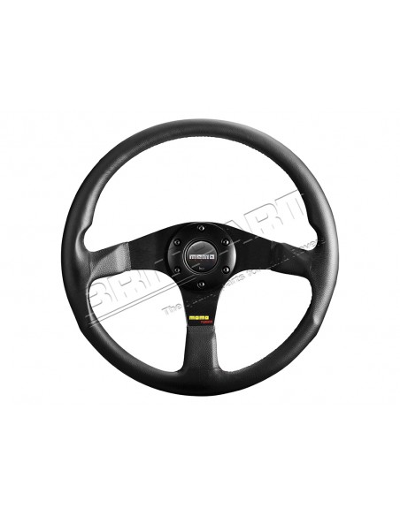 Volant MOMO TUNER STYLE en CUIR NOIR * SUR COMMANDE ± 10 JOURS *