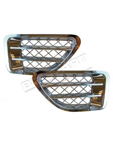 Grilles CHROMÉ Latérale d'aile Monté jusqu'en 2006 pour : RANGE SPORT 1