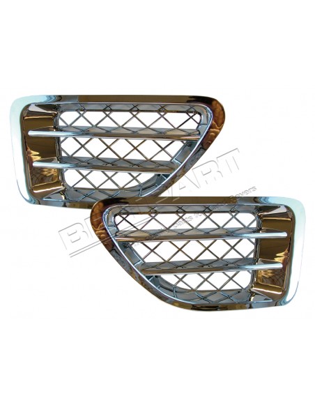 Grilles CHROMÉ Latérale d'aile Monté jusqu'en 2006 pour : RANGE SPORT 1