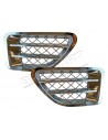 Grilles CHROMÉ Latérale d'aile Monté jusqu'en 2006 pour : RANGE SPORT 1