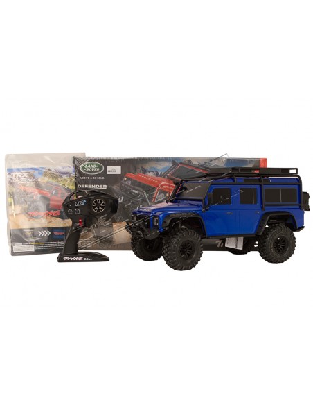 DEFENDER 110 BLEU TRX-4 RADIO COMMANDÉ 1:10 TRAXXAS * SUR COMMANDE ± 10 JOURS *