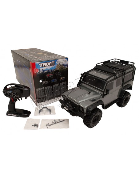 DEFENDER 110 GRIS TRX-4 RADIO COMMANDÉ 1:10 TRAXXAS * SUR COMMANDE ± 10 JOURS *