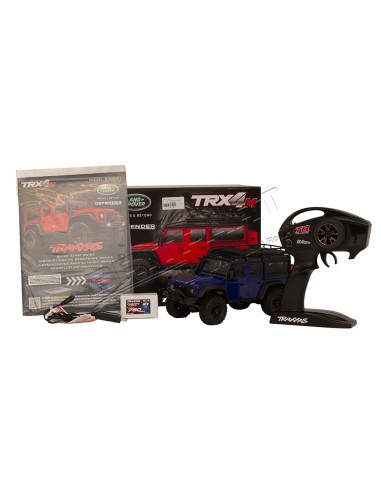 DEFENDER 110 BLEU TRX-4M RADIO COMMANDÉ 1:18 TRAXXAS * SUR COMMANDE ± 10 JOURS *
