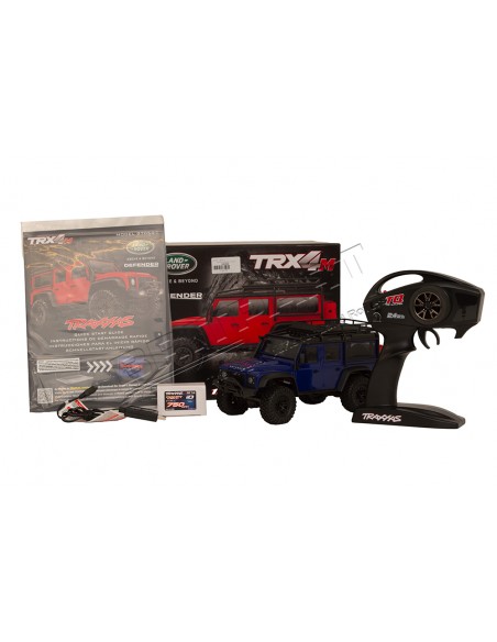DEFENDER 110 BLEU TRX-4M RADIO COMMANDÉ 1:18 TRAXXAS * SUR COMMANDE ± 10 JOURS *