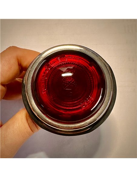 Feux stop rouge en verre pour land rover série I et II 