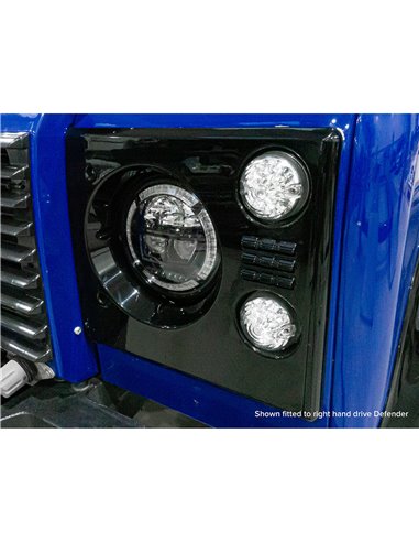 Phare LED de type halo  (la Paire) pour Land Rover Defender 